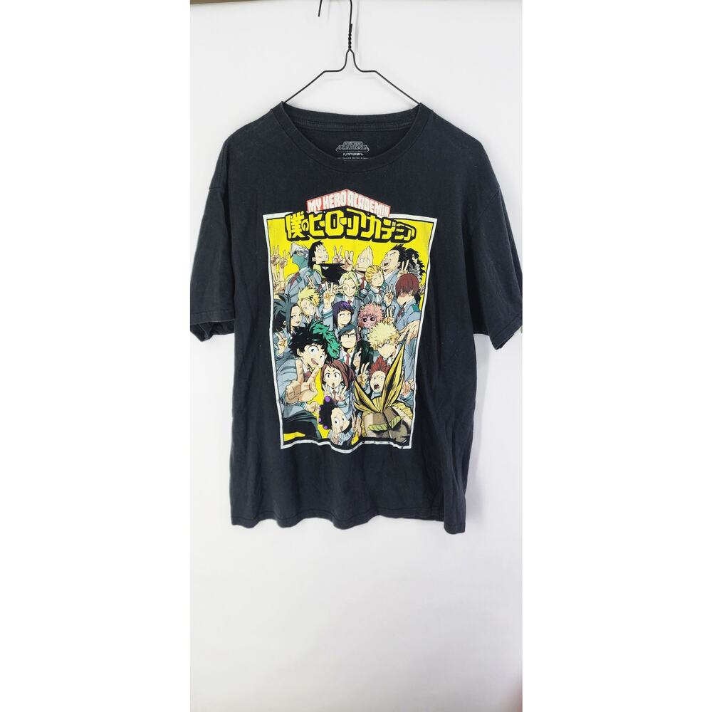 My Hero Academia Funimation Class 1-A All Characters Graphic Tee Black Size L